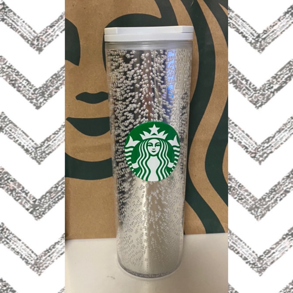 NWT🌟 Starbucks Holiday 2020 Bubble Tumbler SILVER